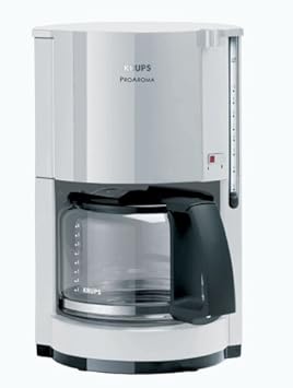 Krups F309 01 ProAroma Weiss Filter-Kaffeemaschine 1050 Watt Schwenkfilter