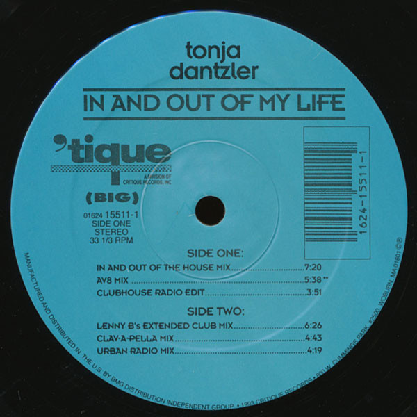 Tonja Dantzler · In and out of my life
