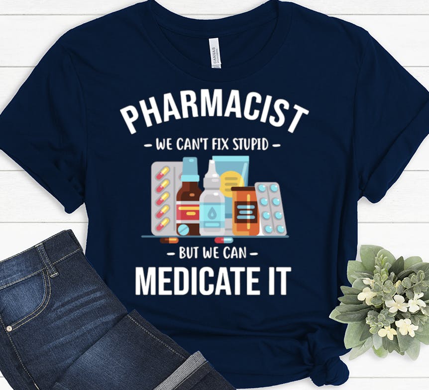 Pharmacy Tech Pharmacist Med School Funny Gift T-shirt | eBay