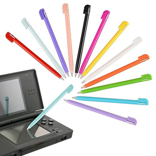 교체 플라스틱 스타일러스 닌텐도 DS 라이트 12 팩을 촉구, 단일상품, 본상품선택 