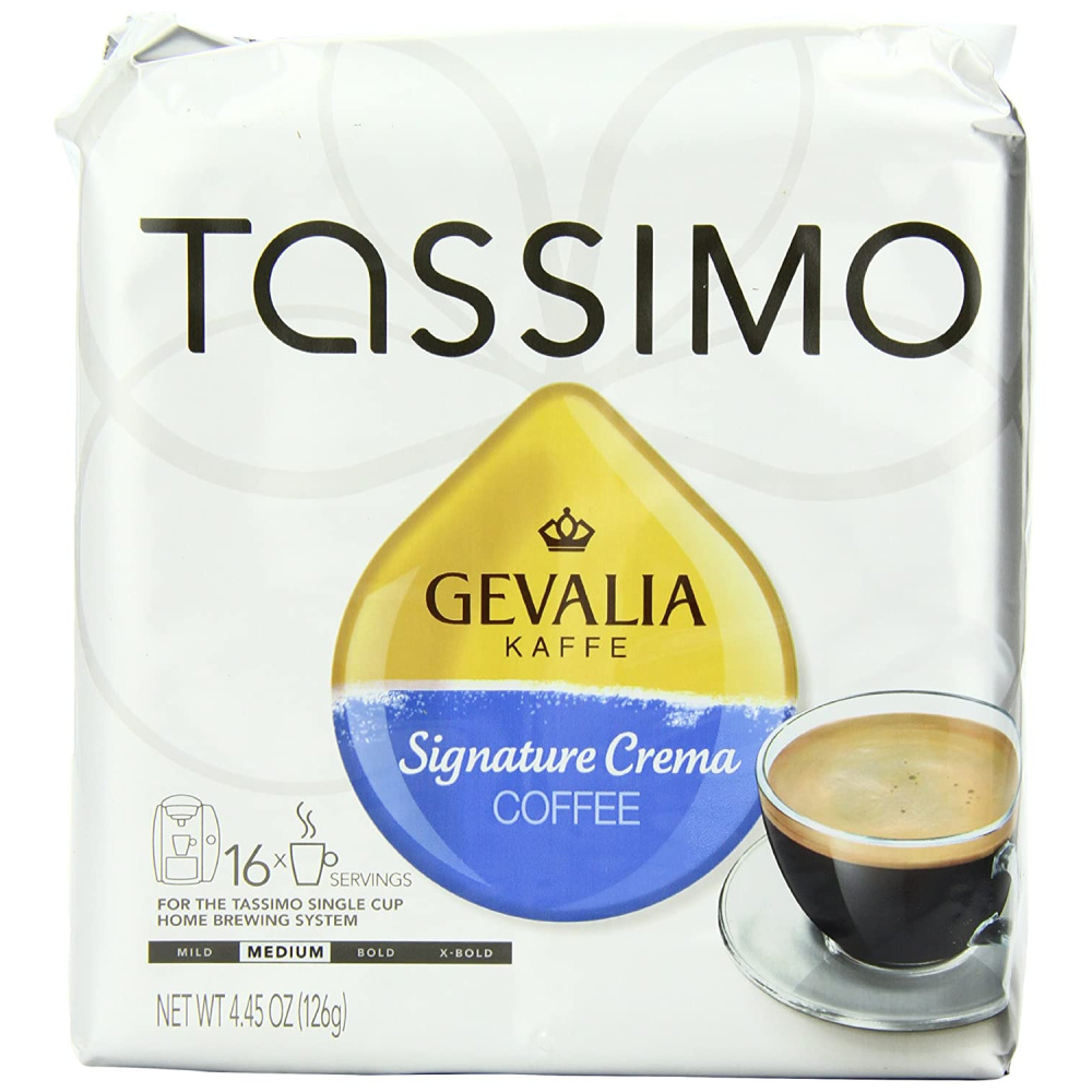 Gevalia Tassimo Crema 게발리아 타시모 시그니쳐 크레마 커피 16개입 3팩 