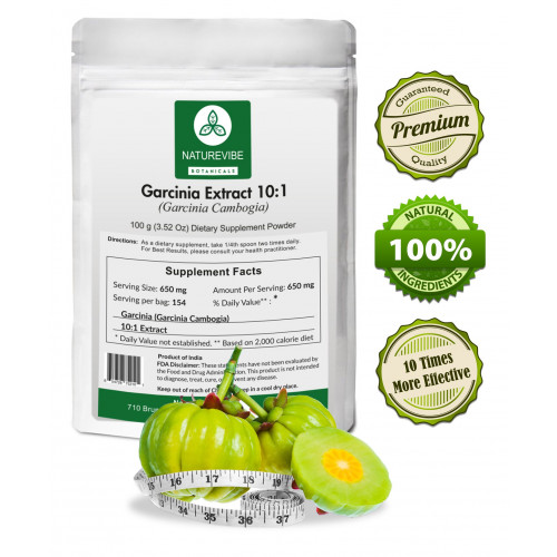 가르시니아 Naturevibe Botanicals Garcinia Cambogia Extract Powder 10:1 (100 Grams) - 10 x More Effective - Promotes Weight Loss - Fat Burn - Appetite, 본문참고, 본문참고 
