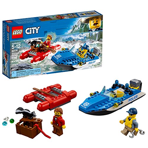 LEGO City Police Wild Riverescape60176건물 키트( 126 Piece ), 본품선택 