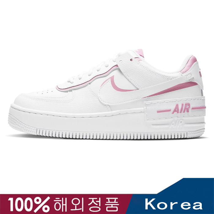 나이키 Nike 에어포스 1 쉐도우 흰색 분홍 유니섹스 CI0919-102 