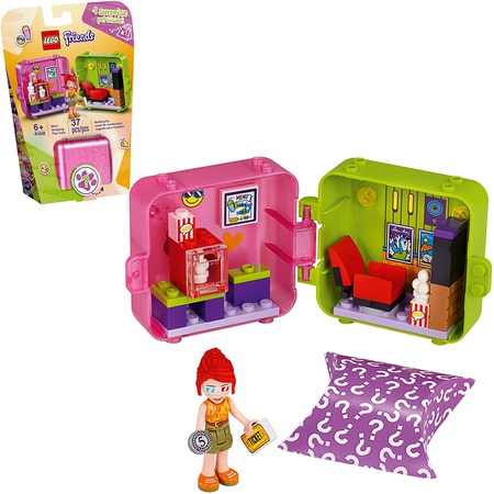 레고 LEGO Friends Mia’s Shopping Play Cube 41408 Building Kit Includes a Collectible Mini-Doll fo, One Color 