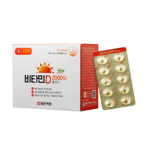 일양약품 비타민D 2000IU 플러스, 100정, 1개 