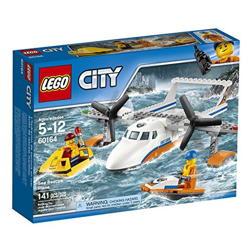LEGO City Coast Guard Sea Rescue Plane 60164 Building Kit (141 Piece), 본문참고 