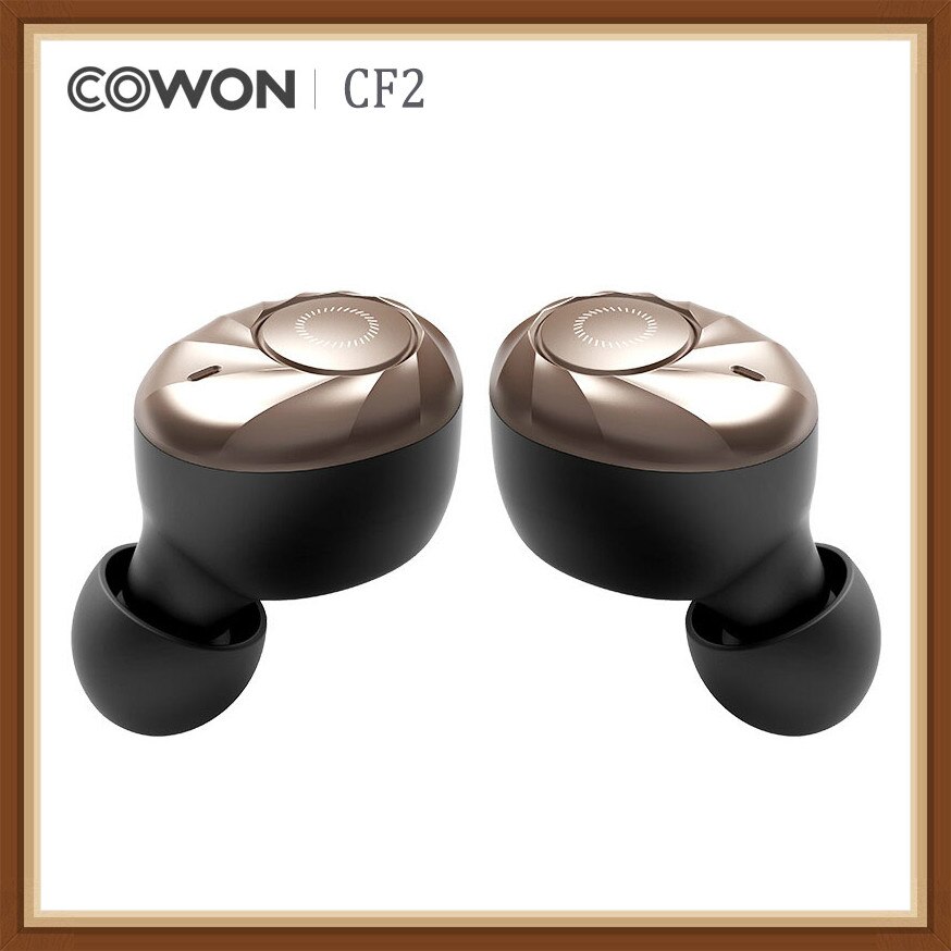 Cowon cf2 bluetooth 5.0 ipx4 방수 스포츠 hifi 헤드셋 듀얼 호스트 고성능 hifi 음악 무선 이어폰 헤드셋, 단일, 단일 