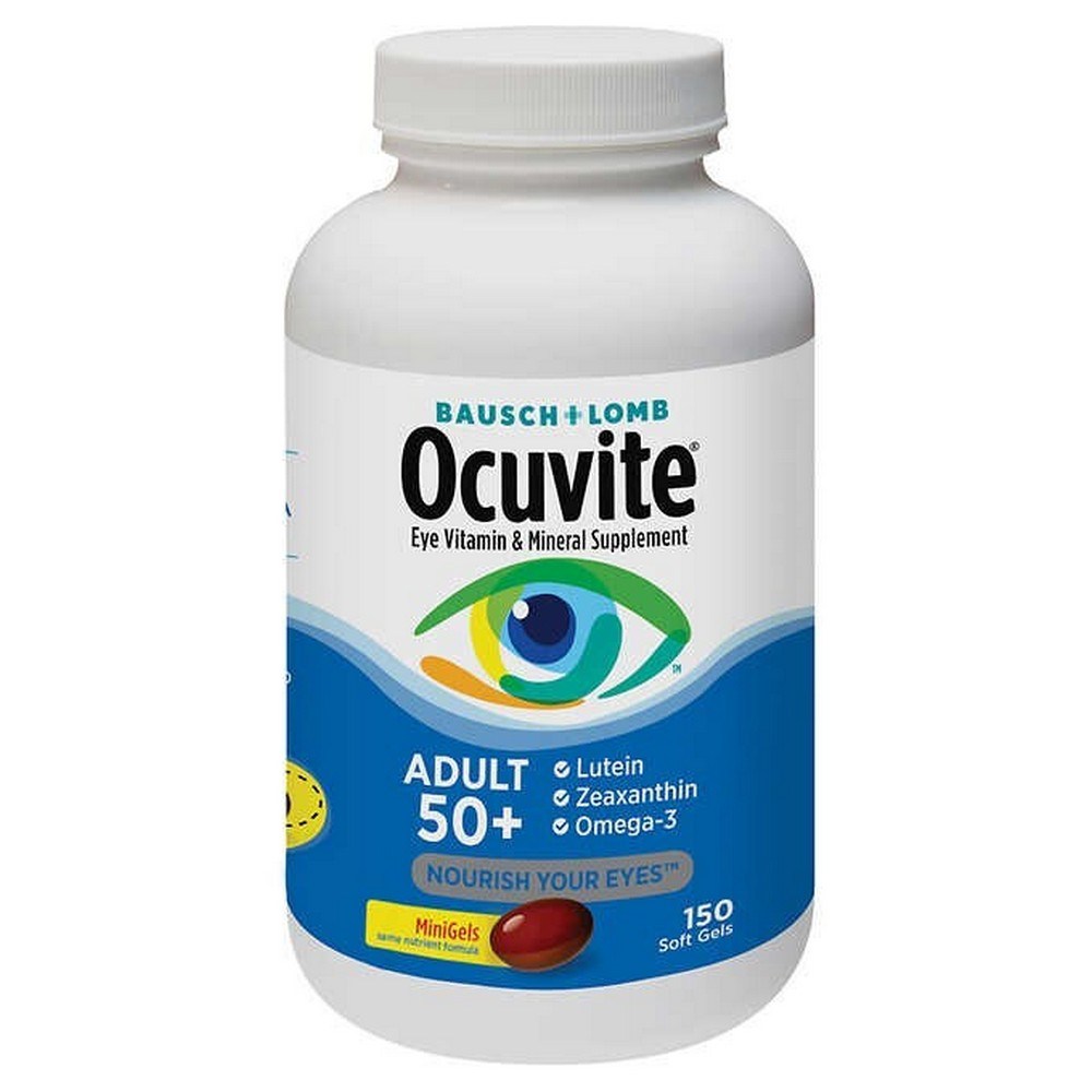 Ocuvite 루테인 오메가3 시력건강 Adult 50+ 150캡슐, 1개, 1 