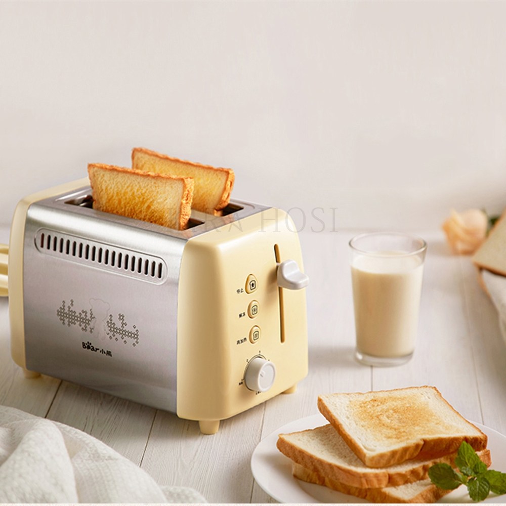 kirahosi 가정용 자동 토스트기 토스터기 데일리 샌드위치 2호 + 덧신 증정 AHxxfph9, 옐로우 