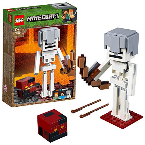 레고 마인 크래프트 마인 크래프트 빅 피그 스켈리턴과 마그마 큐브 21150 블럭 장난감, 본품선택 