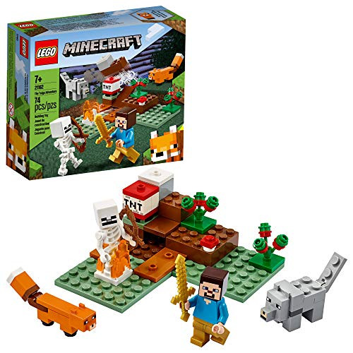 LEGO Minecraft The Taiga Adventure 21162 Brick Building Toy for Kids Who Love Minecraft and Imaginative Play New 2020 (74 Pieces), 본문참고 