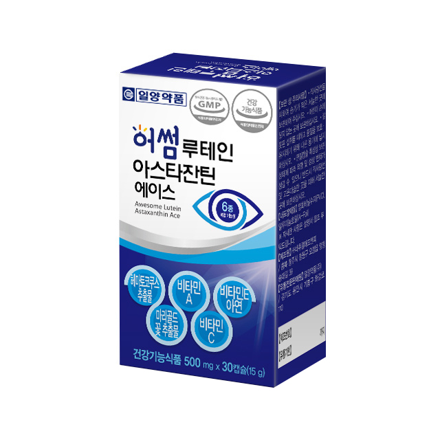일양약품 어썸 루테인 아스타잔틴 헤마토코쿠스 에이스, 30정, 1개 