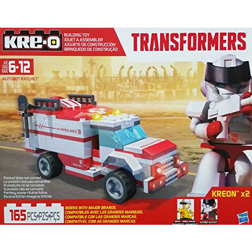 KRE-O Transformers Autobot Ratchet Ambulance with 2 Kreon Figures - 165 Pieces, 본문참고 