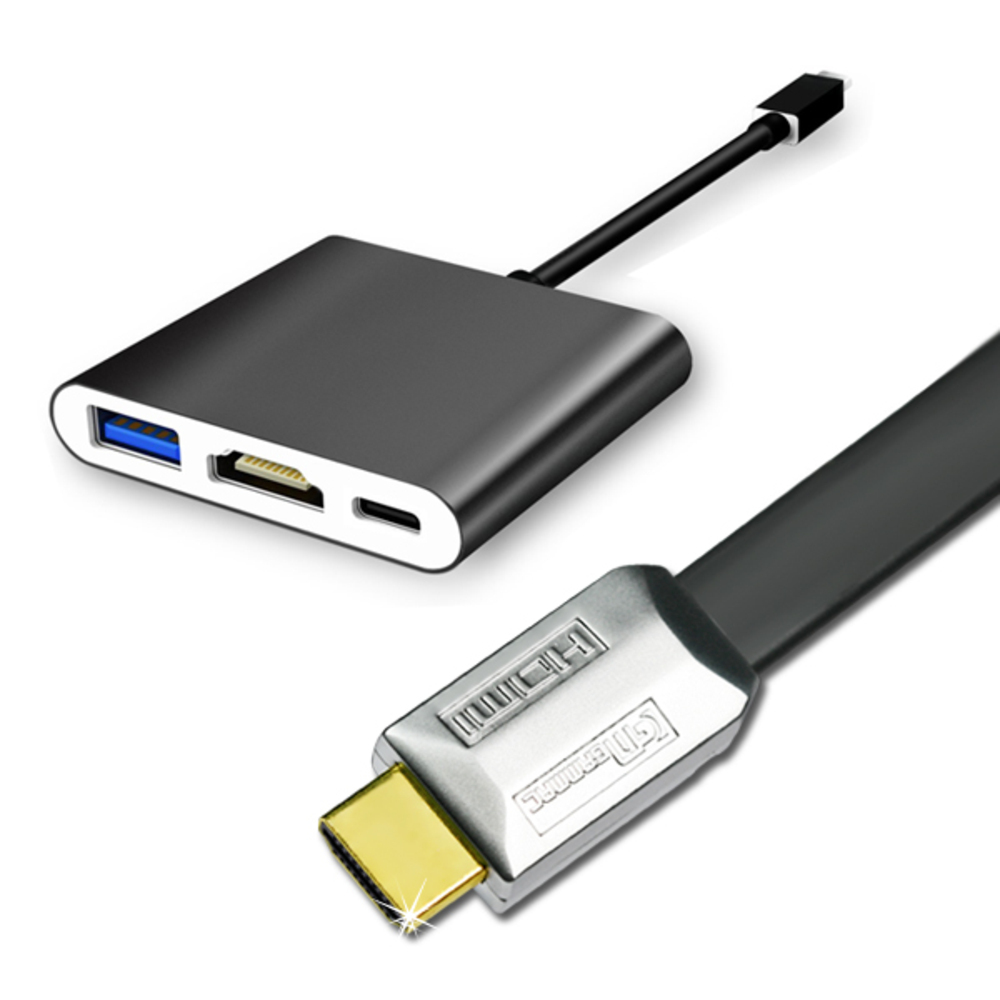 겜맥 닌텐도스위치 HDMI 컨버터 + 케이블 1.4HQ, 단일 상품, 1세트 