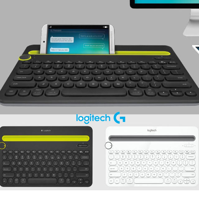 로지텍 K480 블루투스 키보드 맥북 핸드폰 사무용 가벼운 무선 무선키보드, 블랙 