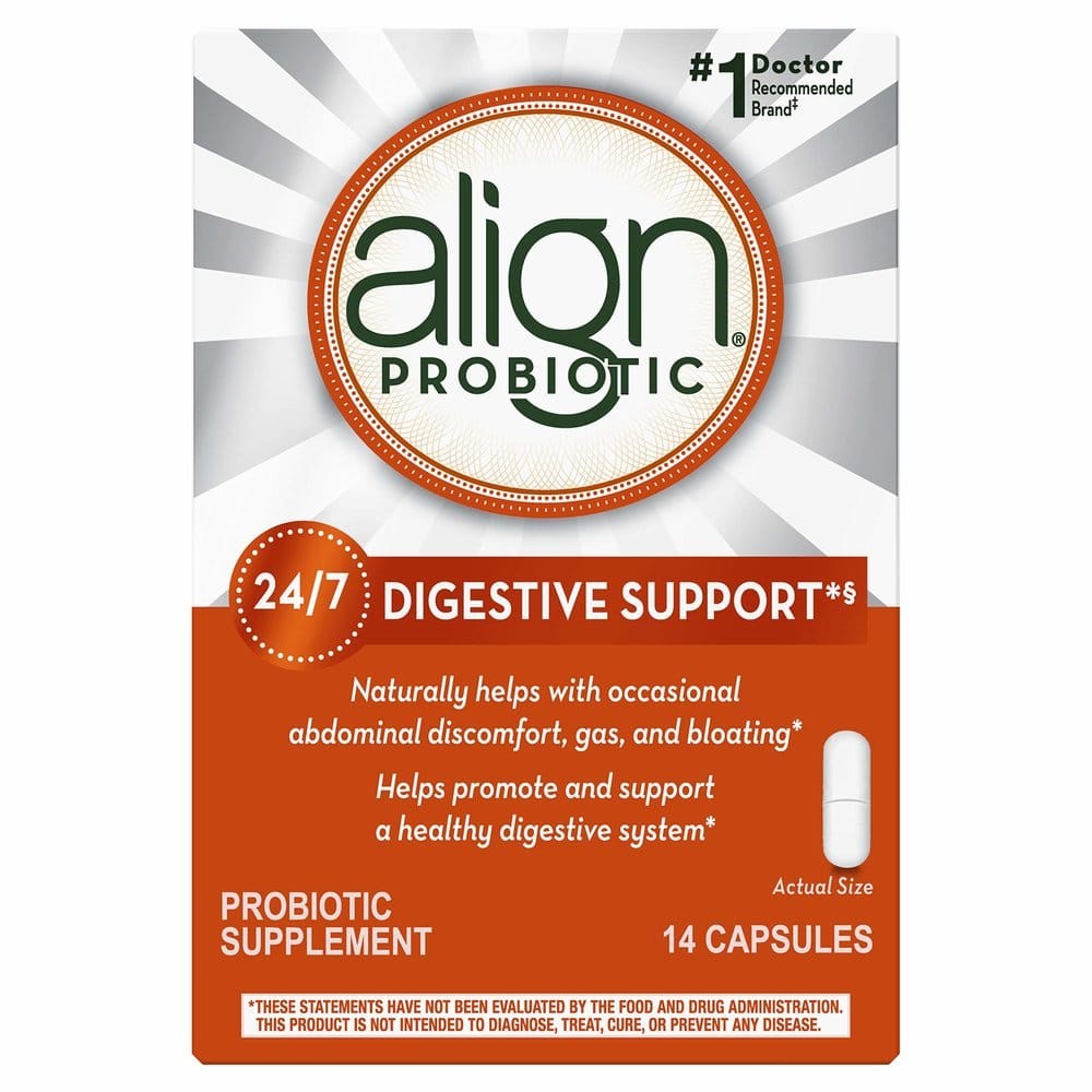 Align 프로바이오틱스 소화효소 영양제 14캡슐, 1개, 14정 