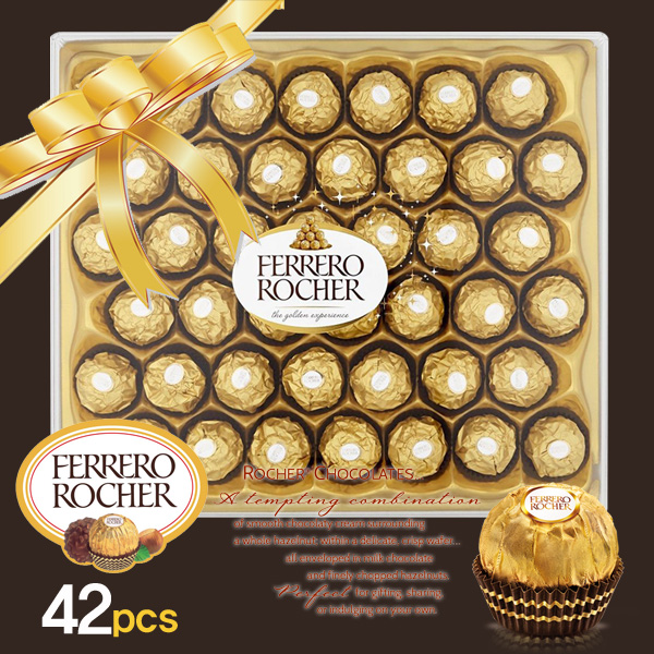 페레로로쉐 초콜릿선물 42개+캐릭터볼펜증정/코스트코페레로로쉐/대용량페레로로쉐/페레로로쉐초콜렛 선물 발렌타인데이, 단일상품 