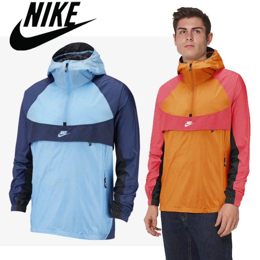 [해외] 미국정품 Nike Re-Issue Hooded Woven Jacket 나이키 리 이슈 남자 우븐 아노락 바람막이 집업 자켓 
