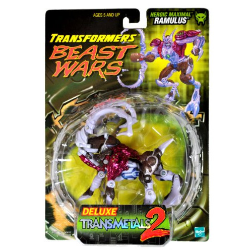 Hasbro Year 1998 Transformers Beast Wars Transmetals 2 Series Deluxe Class 6 Inch Tall Action Figure - Heroic Maximal Scout Survivalist RAMULUS, 본문참고 