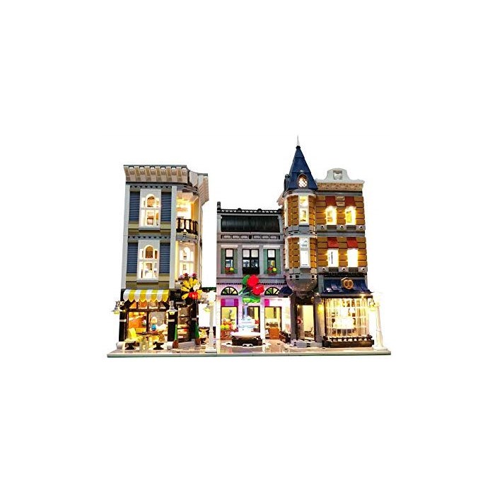 Brick Loot Lighting Kit for Assembly Square Set 10255 (NO Lego Included), One Color, One Size 