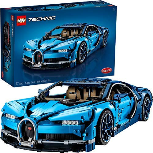 LEGO Technic Bugatti Chiron 42083 Race Car Building Kit and Engineering Toy Adult Collectible Sports Car with Scale Model Engine (3599 Pieces), Style = Standard 