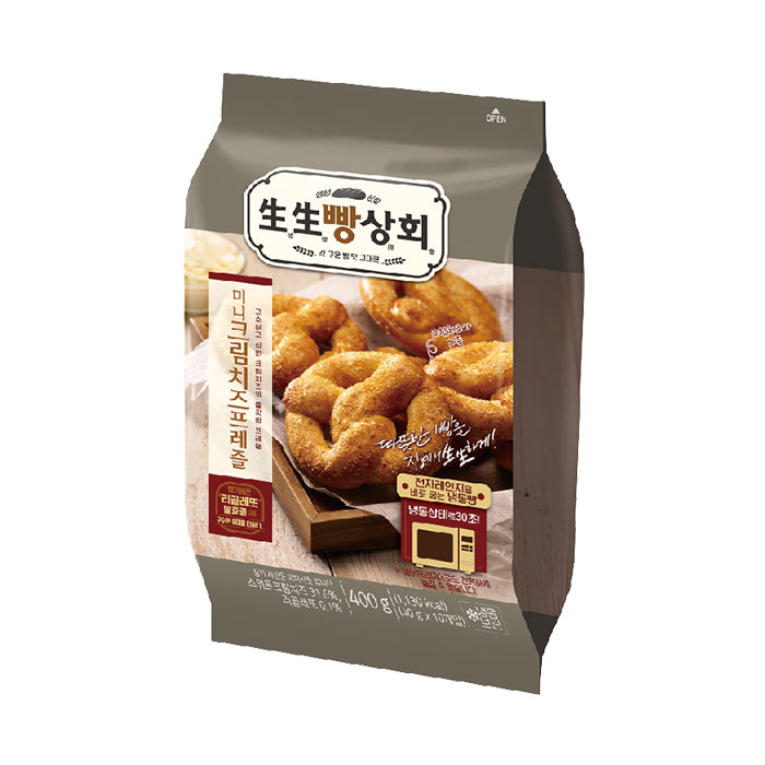 생생빵상회 크림치즈 프레즐(10개입)400gX1봉, 1봉, 400g 