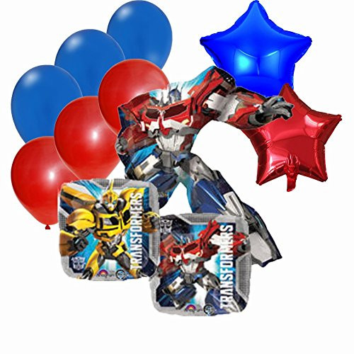Transformers Birthday Party Decorations Mylar Balloon Bouquet Set, 본문참고 