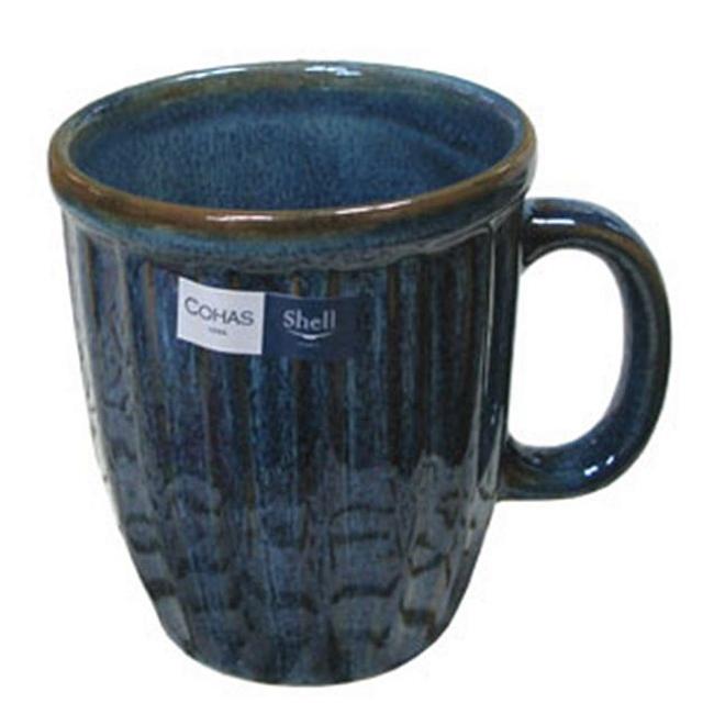 제이제이마트 코하스쉘 블루 머그잔 대 1개 물컵 커피 주스 찻잔 머그컵, 해당상품 