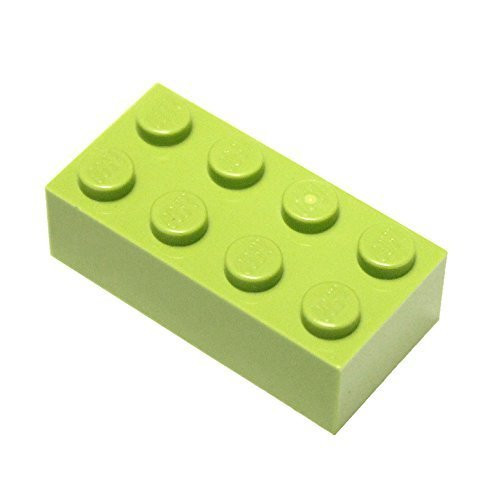 LEGO Parts and Pieces: White 2x4 Brick x100, Size = b. 200 Pieces | Color = White 