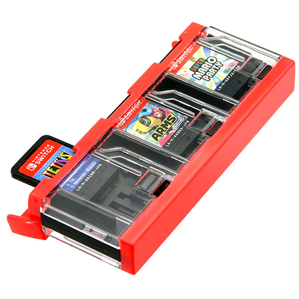 모모켓 닌텐도스위치 라이트 공용 게임팩 오토박스 레드, 단일 상품, 1개 