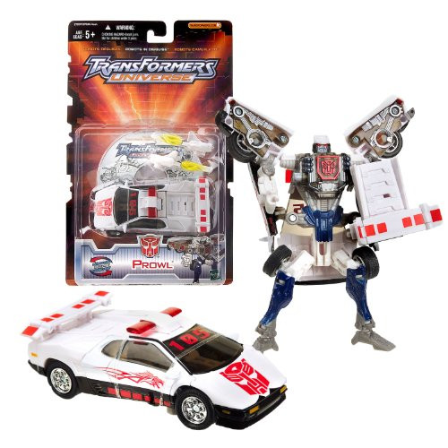 Transformers Year 2003 UNIVERSE Series Exclusive Deluxe Class 6 Inch Tall Figure - Autobot PROWL with Shoulder Mounted Rocket Launcher Plus Bonus, 본문참고 