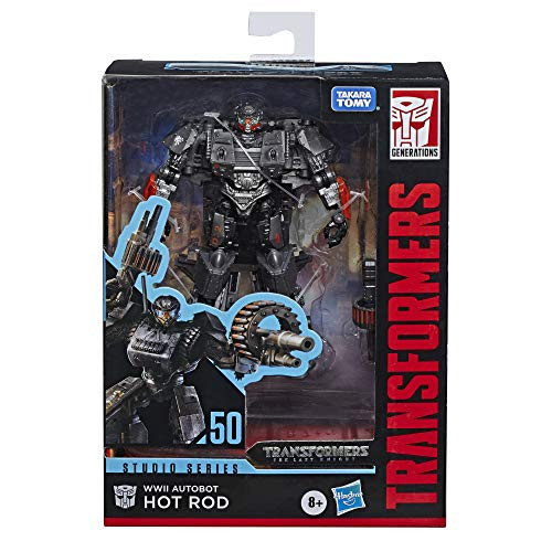Transformers Toys Studio Series 50 Deluxe The Last Knight Movie WWII Autobot Hot Rod Action Figure - Ages 8 & Up 4.5, 본문참고 