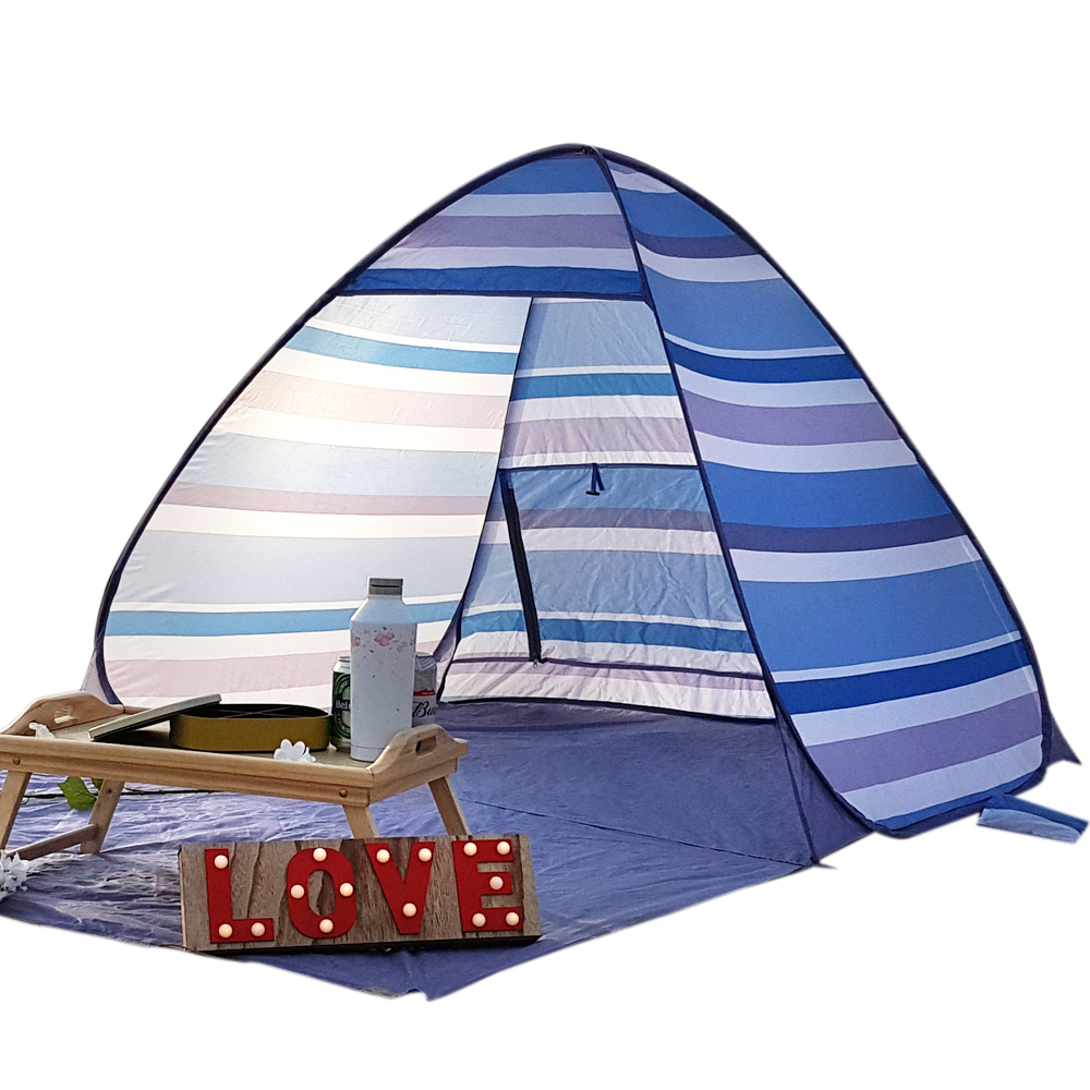 알뜨리 피크닉 원터치 텐트 대형 + 가방, 비치블루, 대형(2-3인용) 