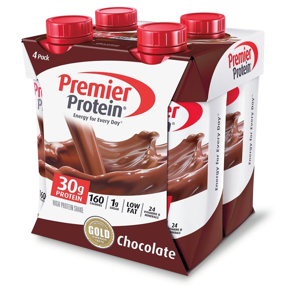 프리미어프로틴 단백질드링크 포만감쉐이크 초콜릿 11fl oz 4개입 