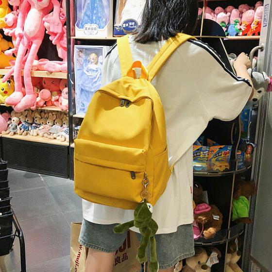 나르샤상점 책가방 걸기 스타일 고풍스러운 여자 남녀공용 백팩 