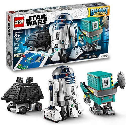 LEGO Star Wars Boost Droid Commander 75253 Star Wars Droid Building Set with R2-D2 Robot Toy for Kids to Learn to Code New 2019 (1 177 Pieces), Product Packaging = Frustration-Free Packaging 
