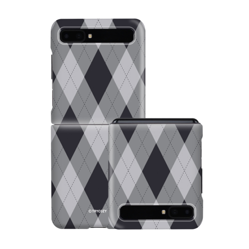 트라이코지 3D 곡면 패턴 휴대폰 하드케이스 + 논슬립패드 