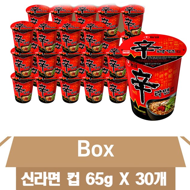 농심 신라면 컵65gX30개 (박스), 1box 