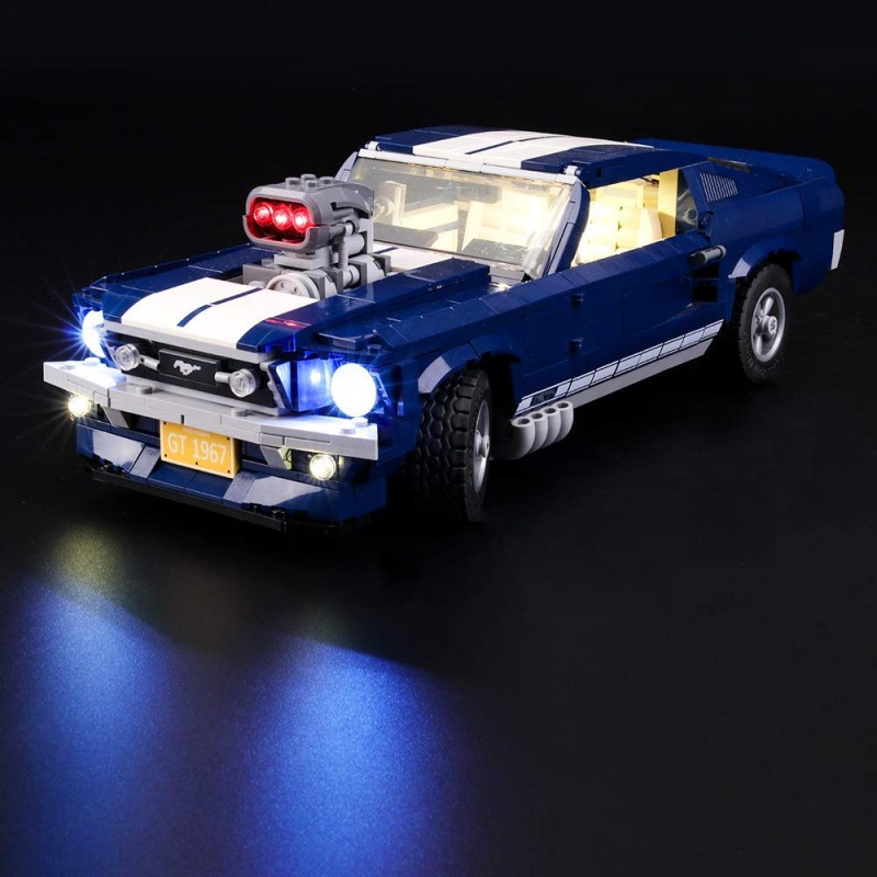 (Creator Expert Ford Mustang) 빌딩 블록 모델 용 조명 세트-Lego 10265와 호환되는 Led 조명 키트 (모 