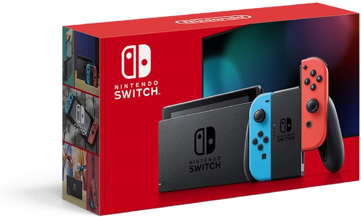 닌텐도 일본판 해외직구 Nintendo Switch 본체 (닌텐도 스위치) [Joy-Con (L) 네온 블루 (R) 레드, 상세 설명 참조0 
