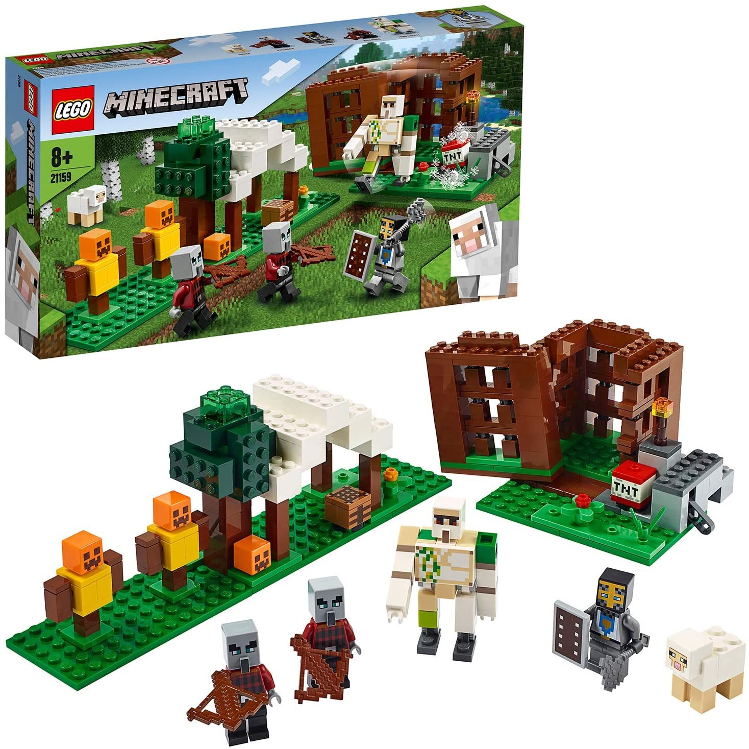 예상수령일 2-6일 이내 레고 (LEGO) 마인 크래프트 삐리쟈 부대 21159 B07WC1VFZH 일본아마존추천, One Color 
