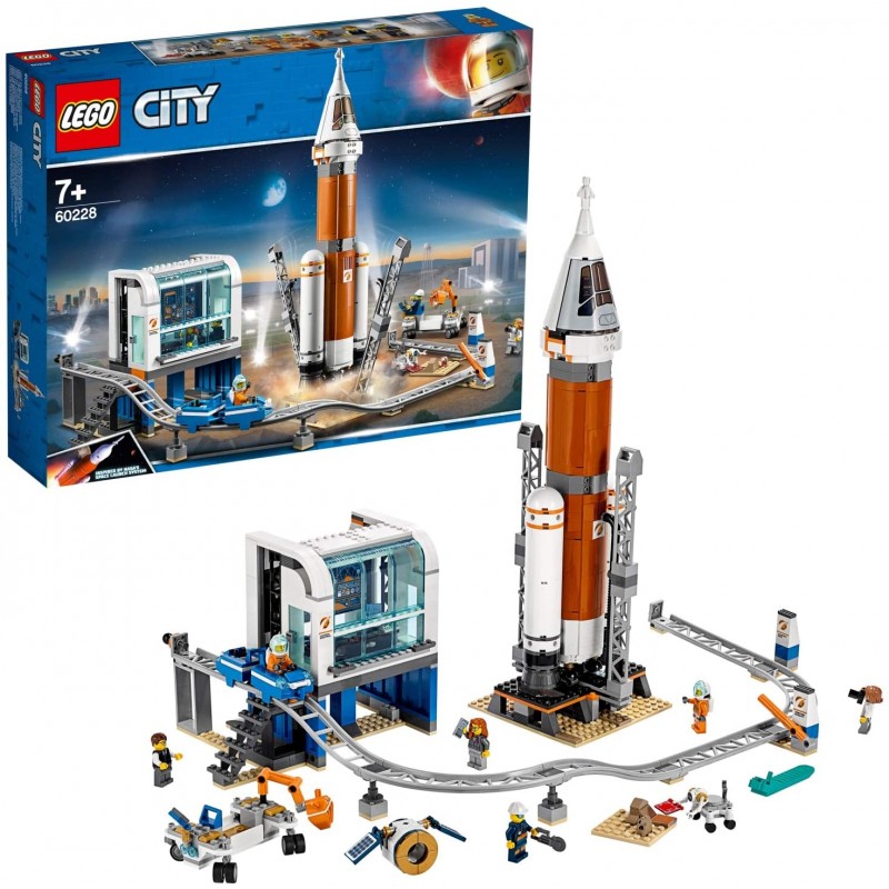 레고 (LEGO) 시티 초 거대 로켓 지령 본부 60228 블록 장난감 소년 