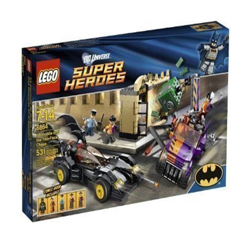 새로운 Lego 6864 DC Universe Super Heroes Batmobile & The two-face Chase미니 피규어, 본품선택 