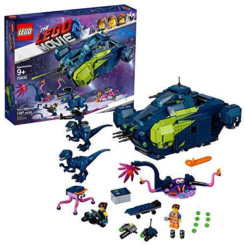 LEGO The Movie 2 Rex’s Rexplorer! 70835 Building Kit Spaceship Toy with Dinosaur Figures 2019 (1172 Pieces), Style = Overbox 
