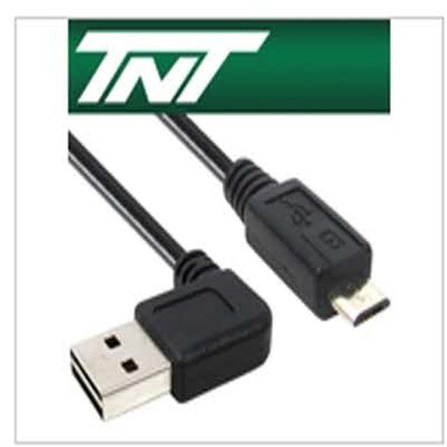 ksw95430 (K)USB2.0 양면인식 ㄱ형 마이크로 5핀 케이블 2M 갤럭시노트3 지원/USB2.0 AM(양면인식 커넥터)-Micro wx310 B/Ø3.8/28AWGx1Pair+28AWGx2C 