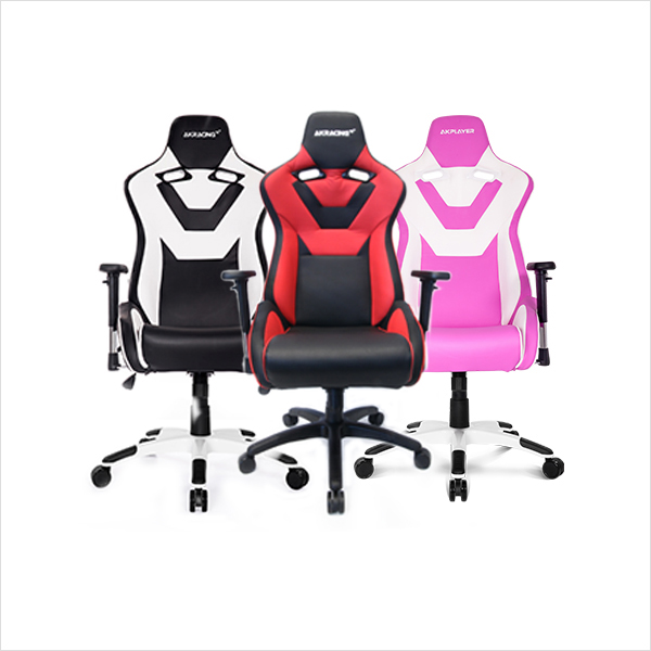 제닉스 AKRACING Gaming Chair [TYPE-3] 게이밍 컴퓨터 의자 학생의자/사무용의자, 화이트 