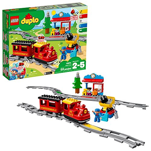 LEGO DUPLO Trains Steam Train Building키트(59피스)고 멀티 컬러, 본품선택 