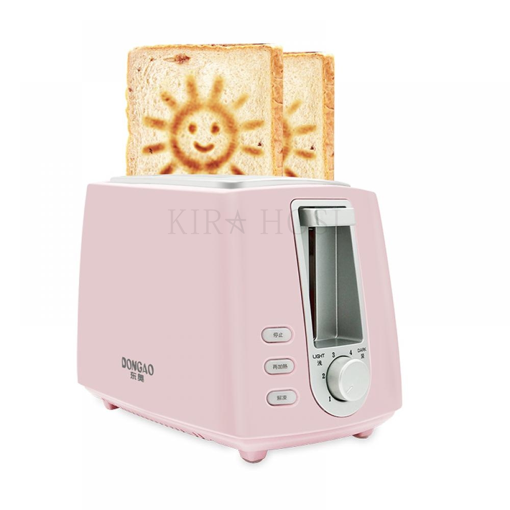 kirahosi 가정용 자동 토스트기 토스터기 데일리 샌드위치 10호 + 덧신 증정 AFe6uzdh, 핑크 