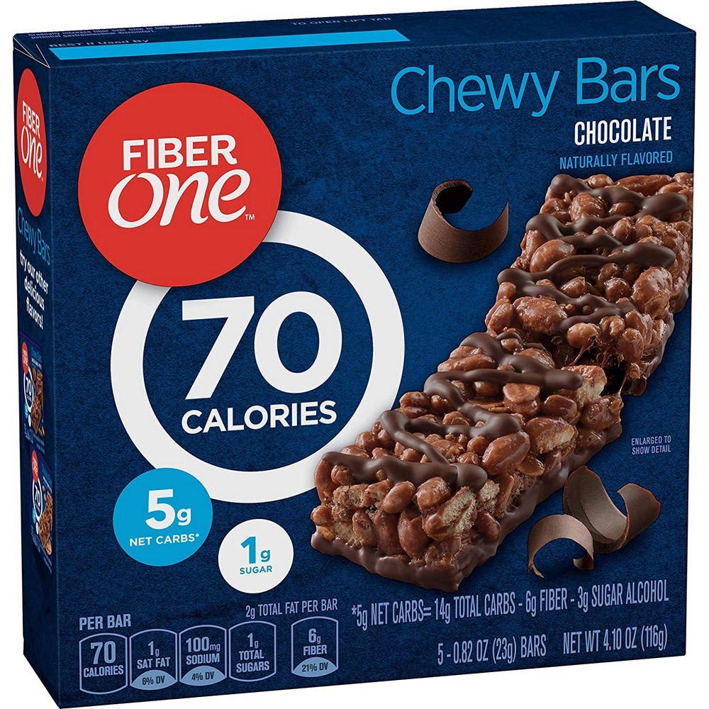 Fiber One 70 칼로리 초콜릿 스낵 4.1 온스 (6 팩), 선택, 상세설명참조 